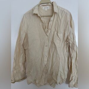 Cloth & stone linen button up